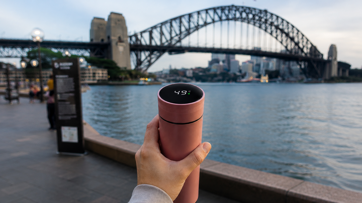 Auraflask near Sydney Harbour Bridge